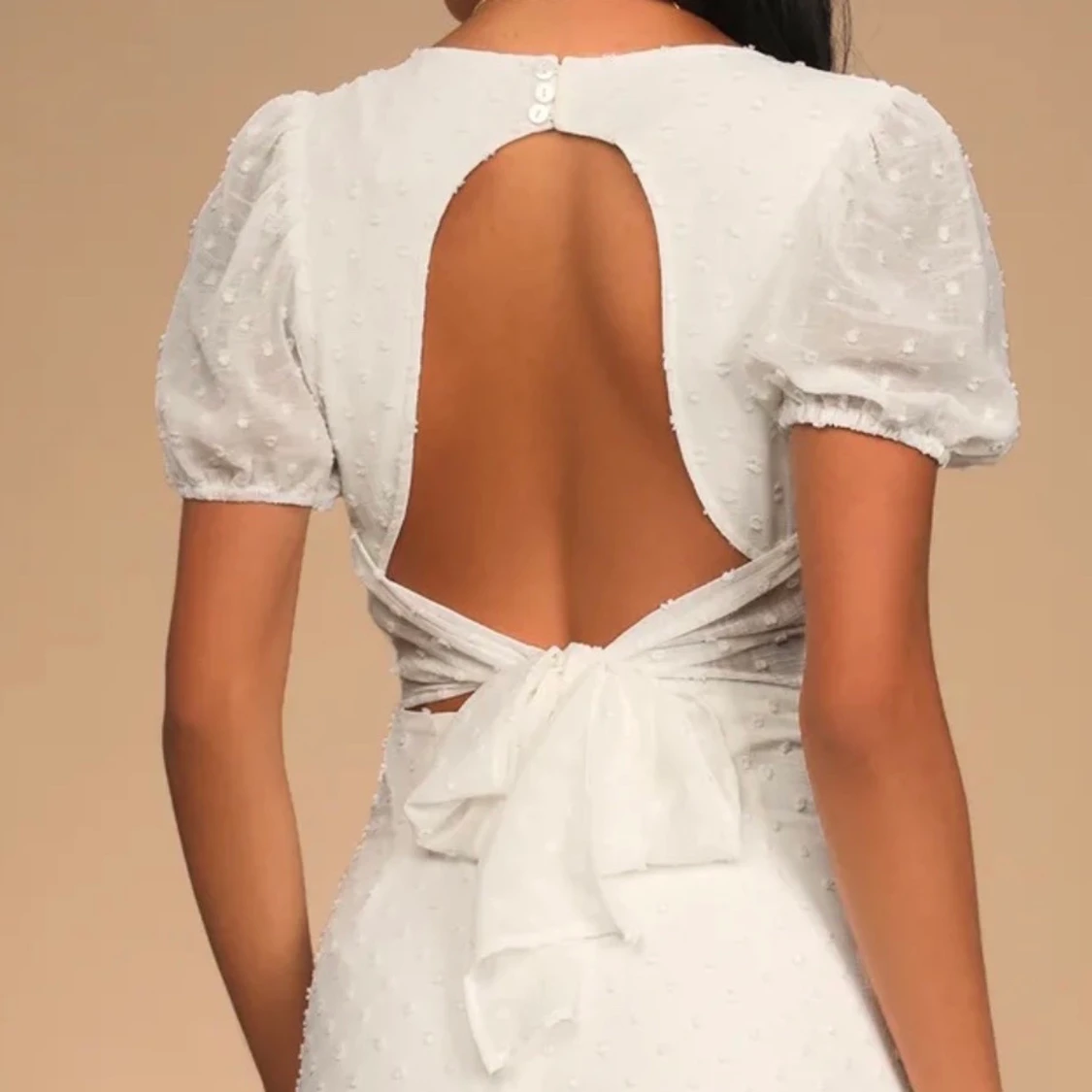 Vit studentklänning  - 90