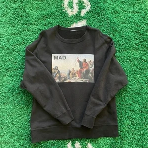 Undercover Mad Jesus Black Sweatshirt - 8/10 good condition, minor fading as pic Humorous Front Print Contact for concern