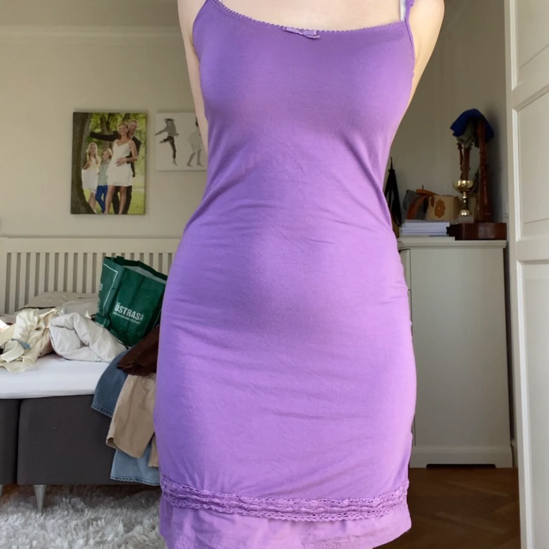 Lila sommarklänning