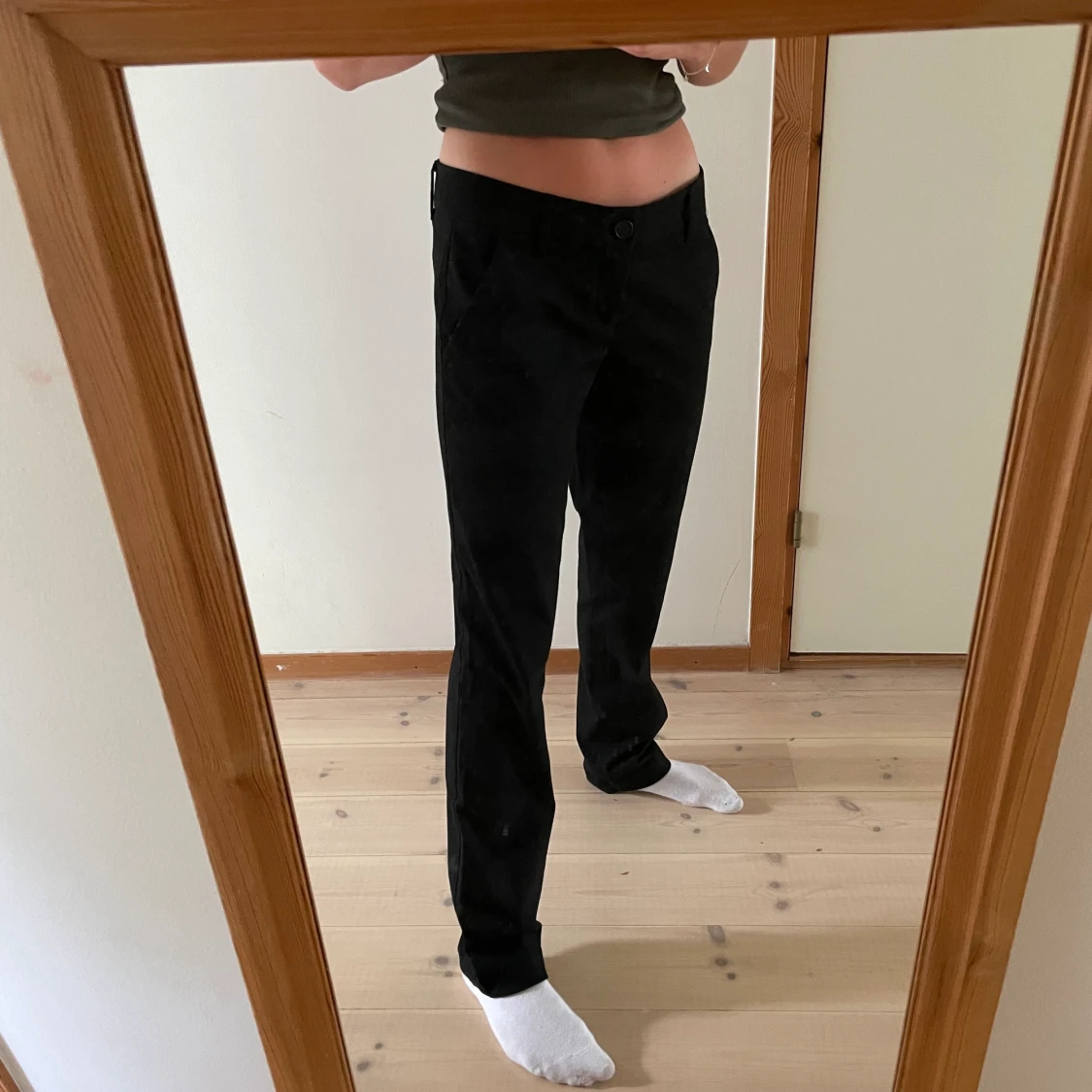 Lågmidjade kostymbyxor  - 90