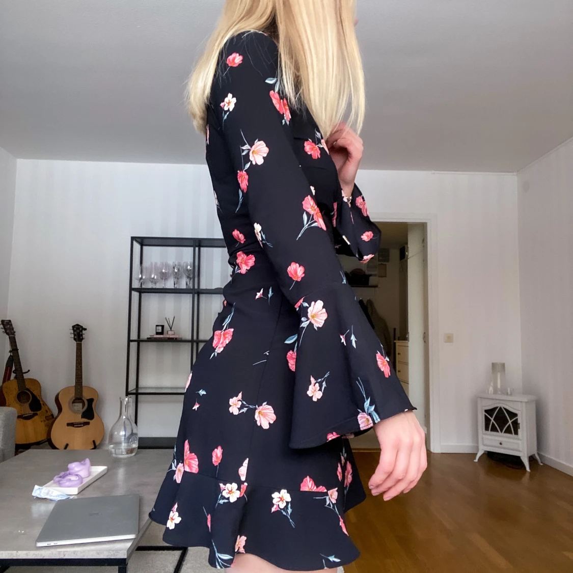 Blommig klänning 💫💕 - 90