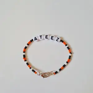 Ateez inspired bead bracelet. Hand-made. Custom size. 