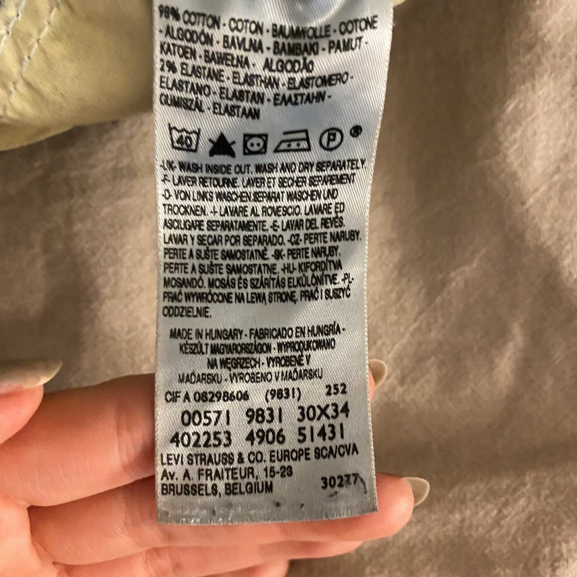 Lågmidjade levisjeans - 91