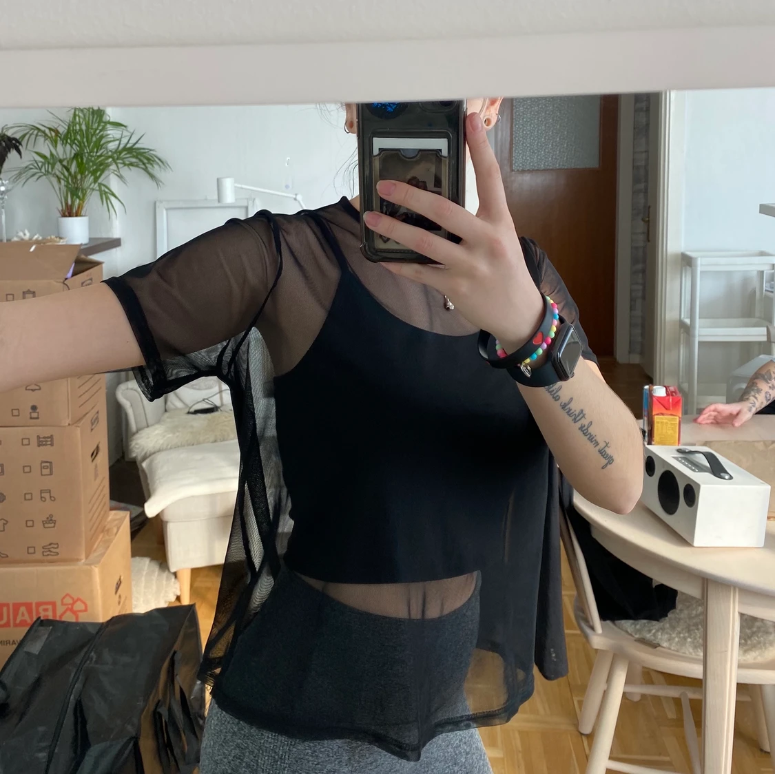 Mesh t-shirt i S - 91