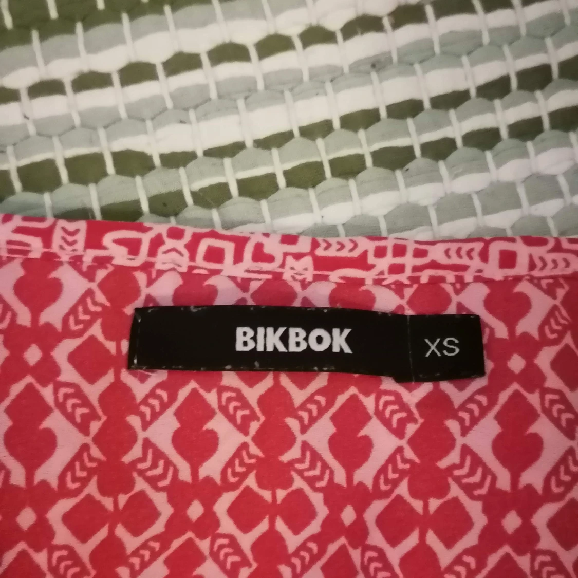 Röd-vitt linne - 91