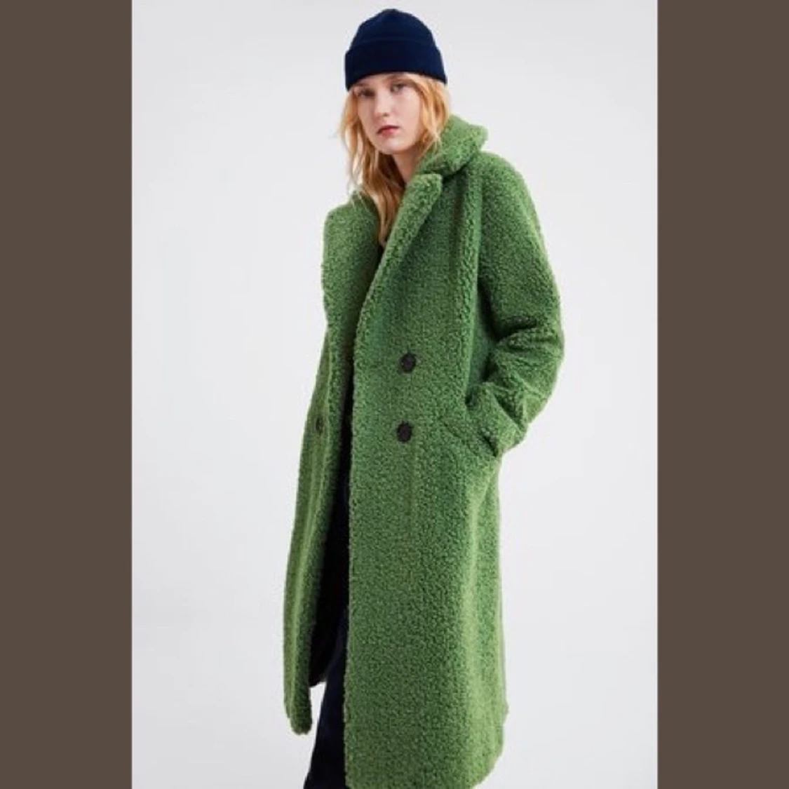 Grön teddykappa - 90