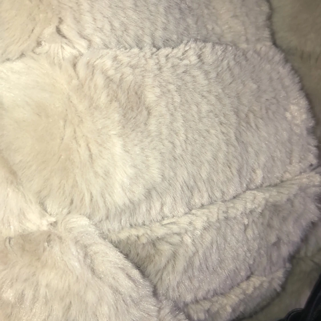 Jätte mjuk kortärmad päls väst  - 90