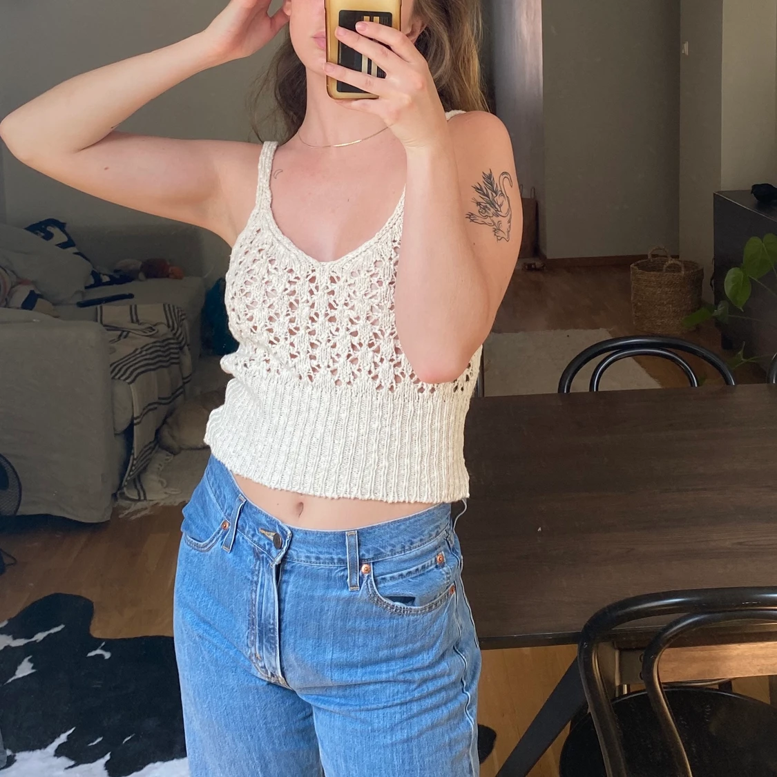 Broderat linne  - 90