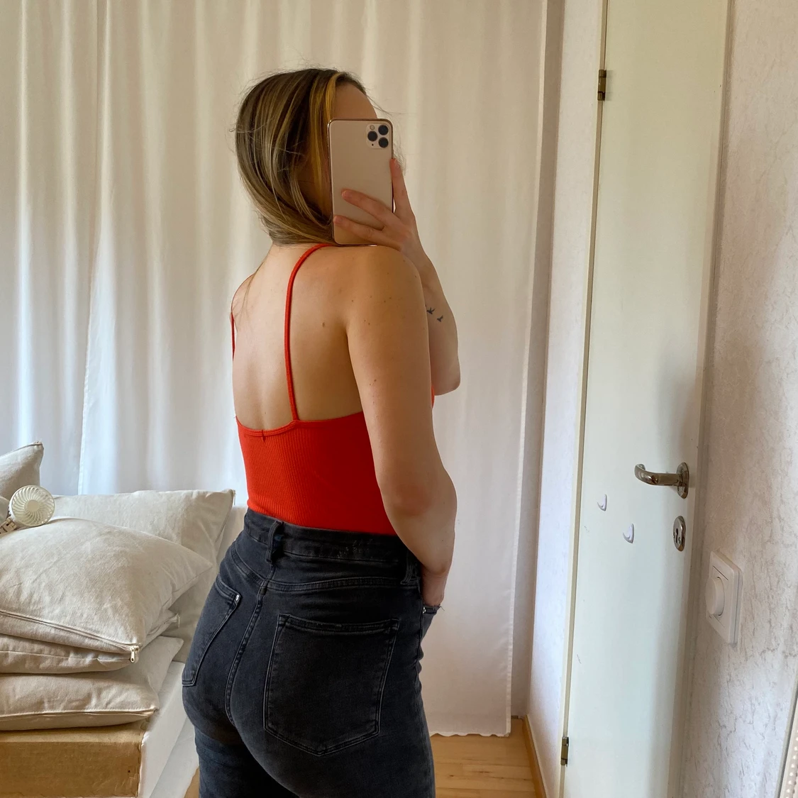 Orange/röd body storlek S - 91