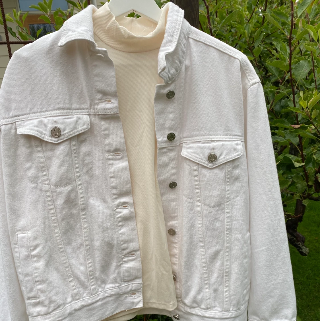 Vit jeansjacka🤍