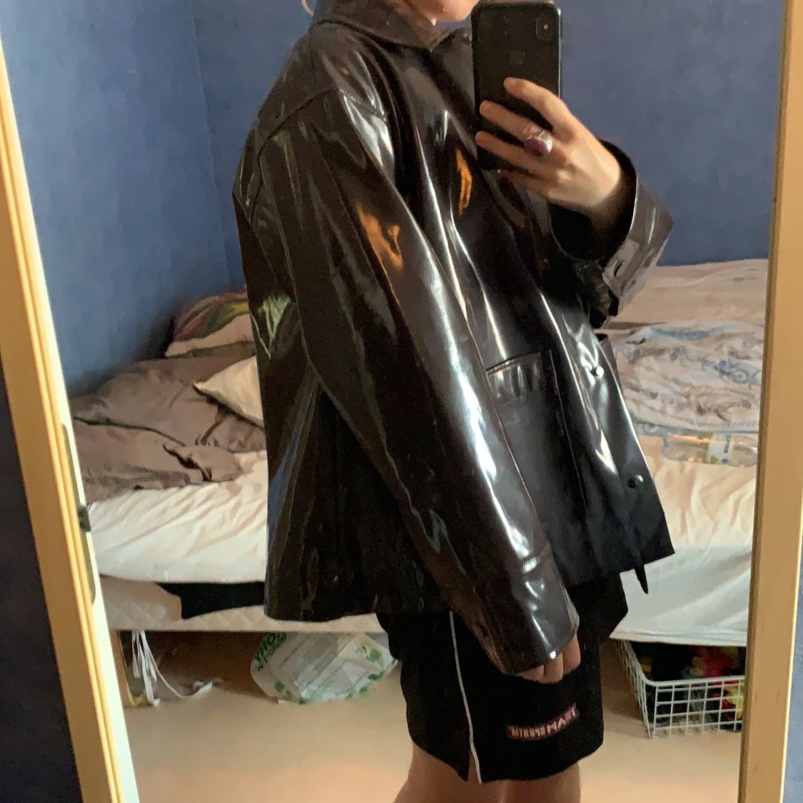 Weekday electra patent jacket