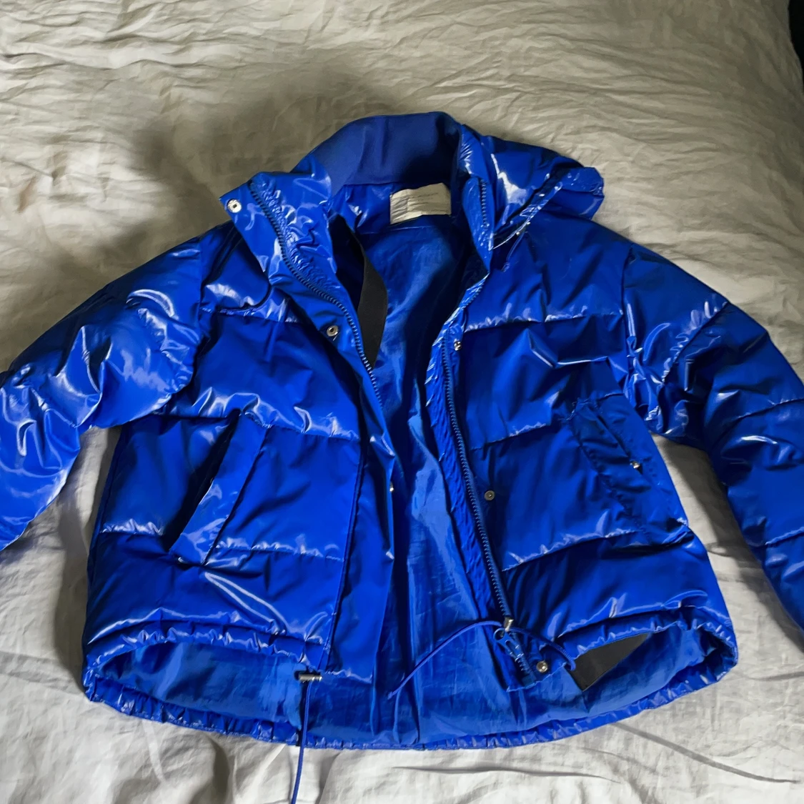 Blå vinterjacka från zara storlek xs - 91