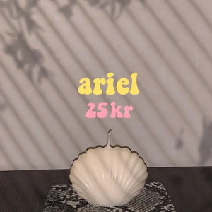 Ariel✨💕 - Nu välkomnar vi vårt första ljus in till Plick!✨ Just nu finns Ariel bara i vit färg men det tillkommer snart fler färger! Vi ska även posta vilka dofter det finns! Vi finns även på Instagram!✨💕 brinntid : ca 14min