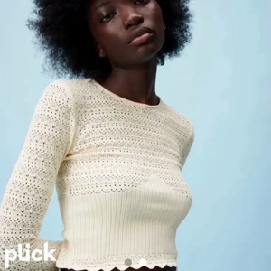 Zara virkad topp - Slutsåld superfin topp från Zara, perfekt t lågmidjade jeans ❤️ Aldrig använd och säljer därav. Köp direkt för 300+66kr frakt! 