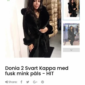 Garoff Donia Kappa med päls  - Helt ny köptes förra veckan kvitto finns, storlek M/40! Sitter helt perfekt❤️