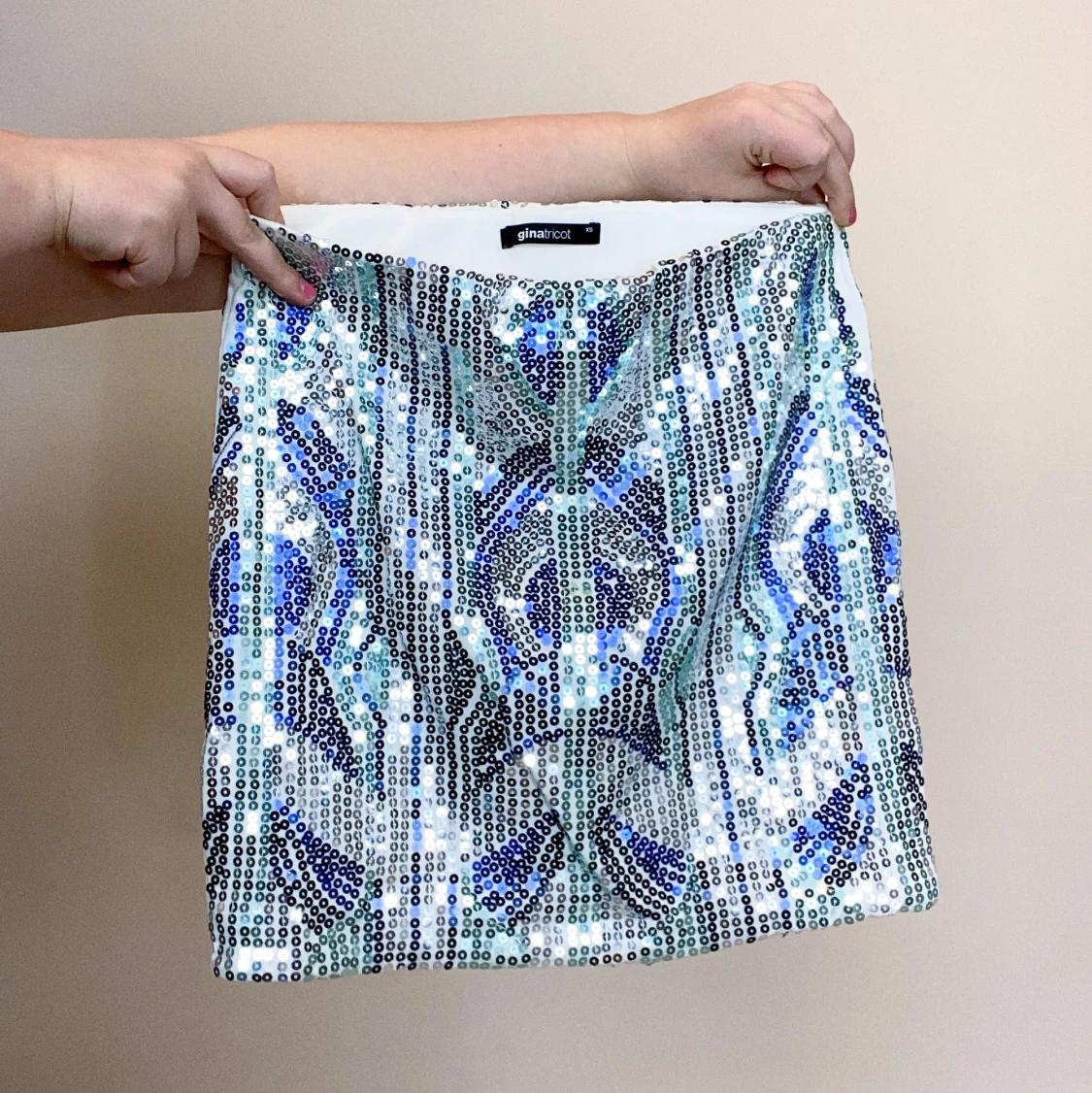 Glitter kjol storlek XS