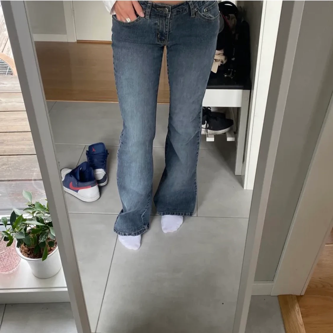 Lågmidjade jeans - 90