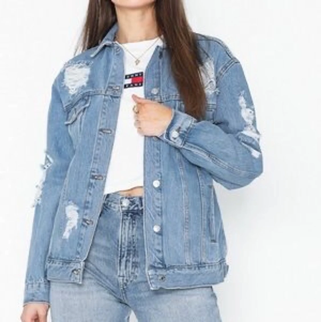Topshop jeansjacka storlek 38