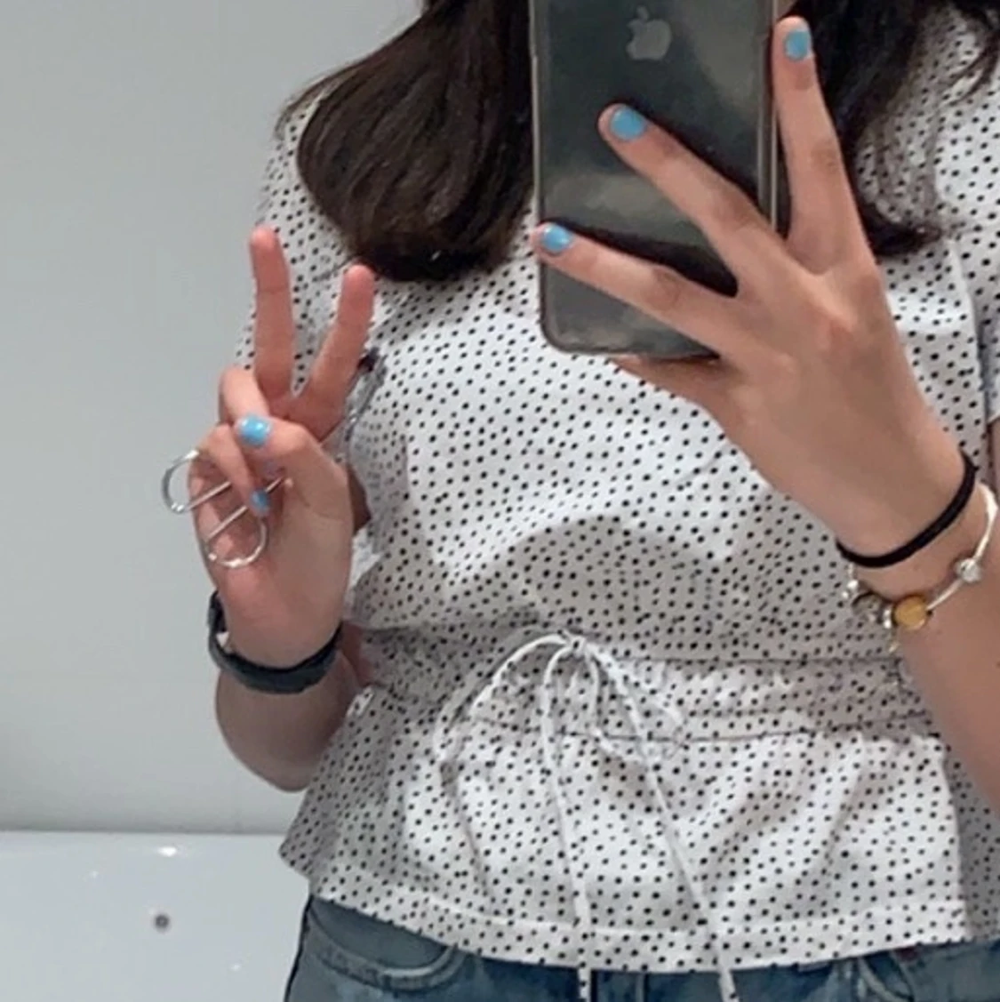 Zara prickig topp - 90