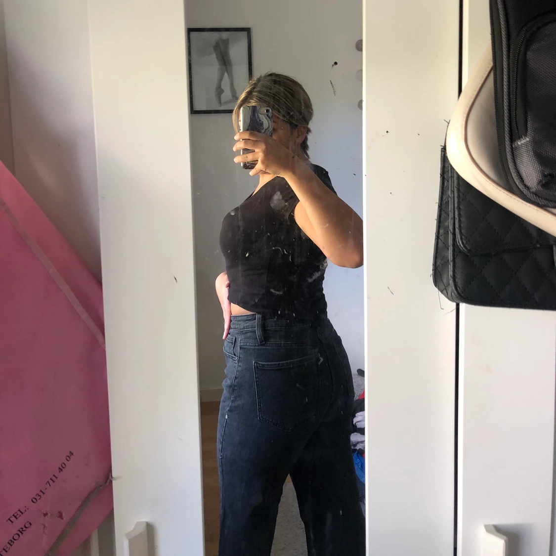 Svarta jeans från Cubus 