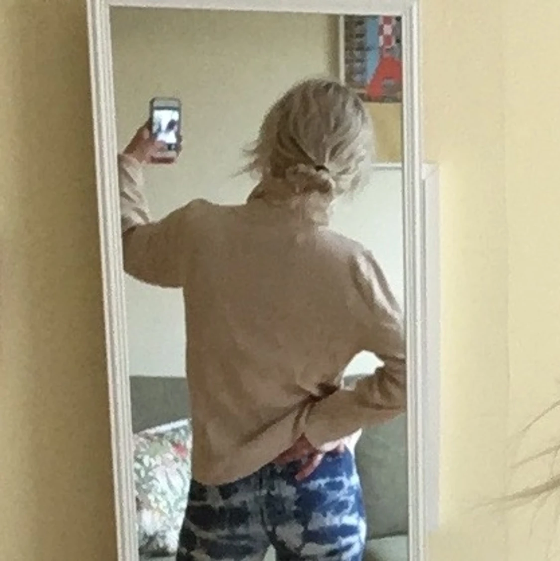 Beige ribbad polo - 90