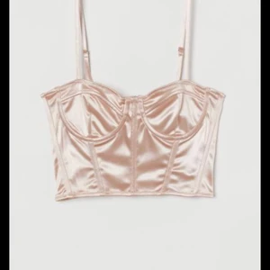 Korsett topp från hm - Säljer denna helt oanvända toppen från hm då den va för liten på mig