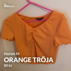 Orange topp - En topp ifrån shein med tjockt tyg
