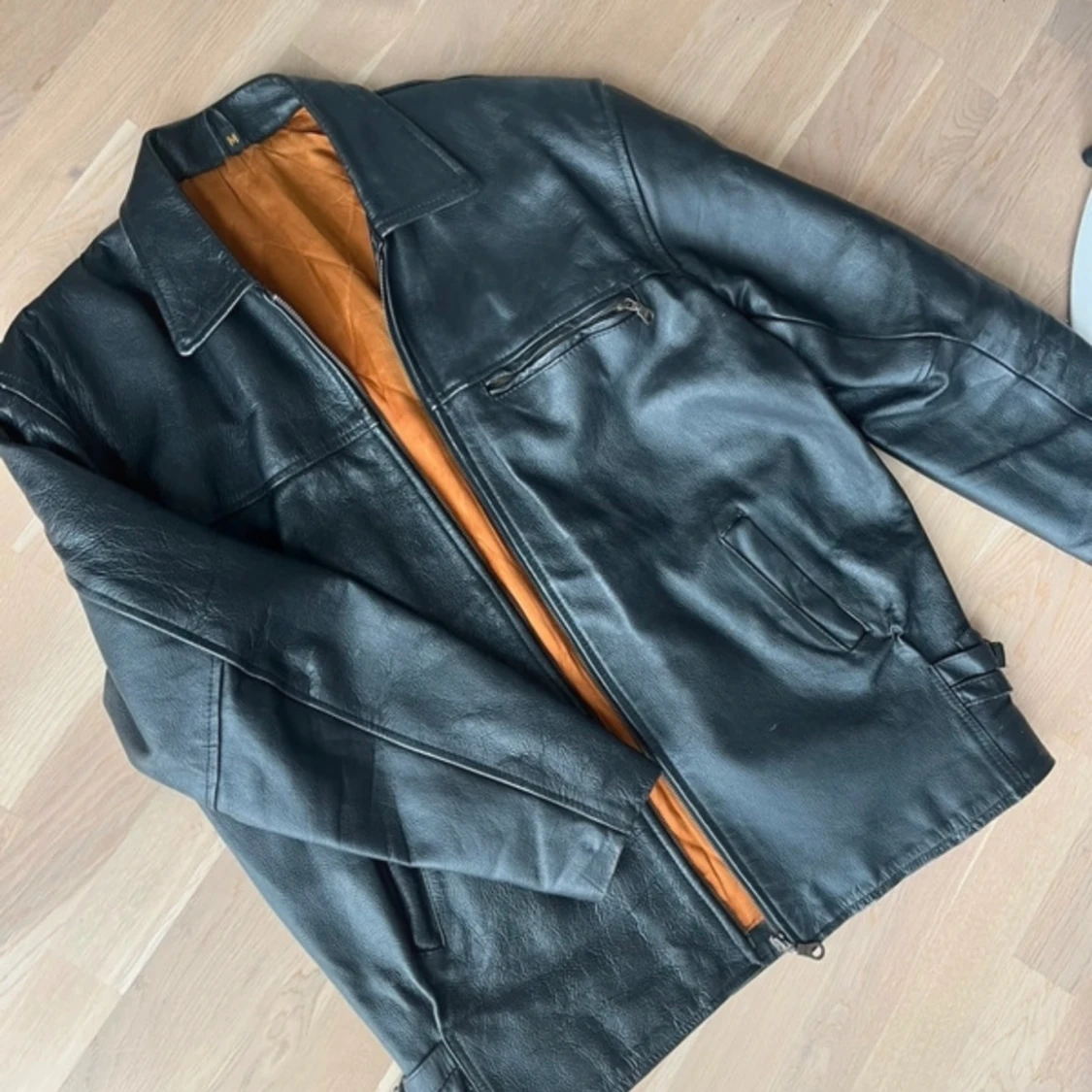 Skinnjacka vintage - 90