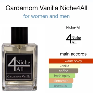 Niche 4 All Cardamom vanilla - Varm söt ätbar vanilj med lite kardemumma fantastisk doft.