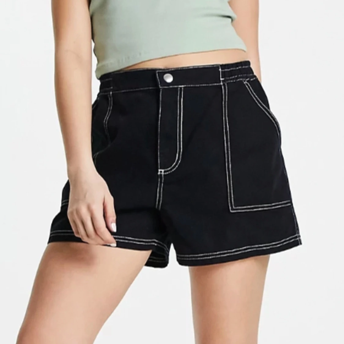Svarta Cargoshorts ASOS design