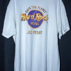 90-tal Hard Rock Hotel T-Shirt i, Bra Skick, 100% Bomull