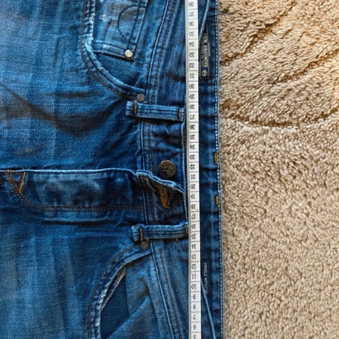 Blåa Straight leg jeans - 90