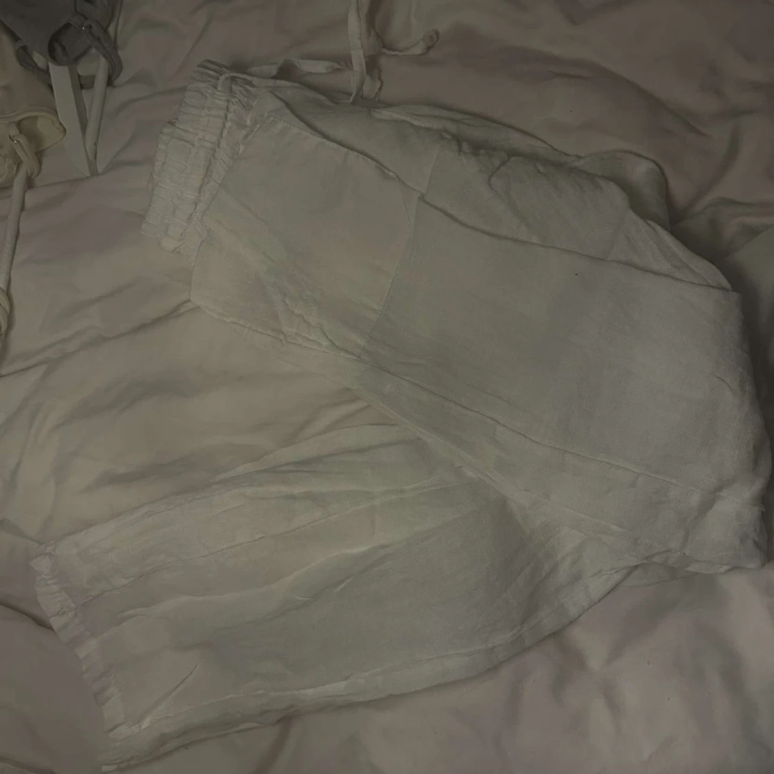 Lågmidjade linnebyxor 