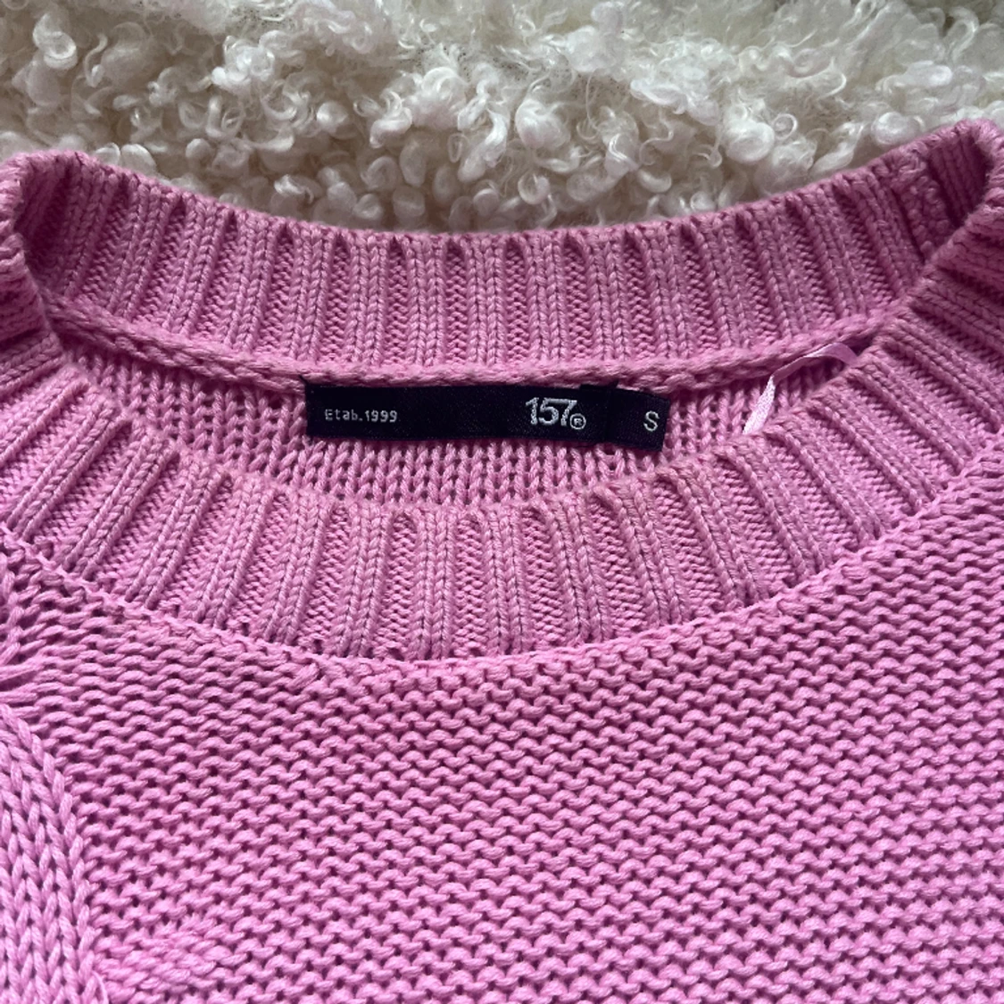 Söt stickad tröja - 90