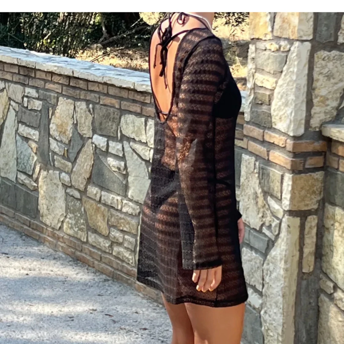 Svart strand klänning  - 91