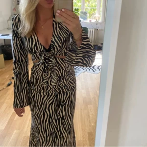 Zebra klänning - Ny med prislappen kvar💕 (lånade bilder)
