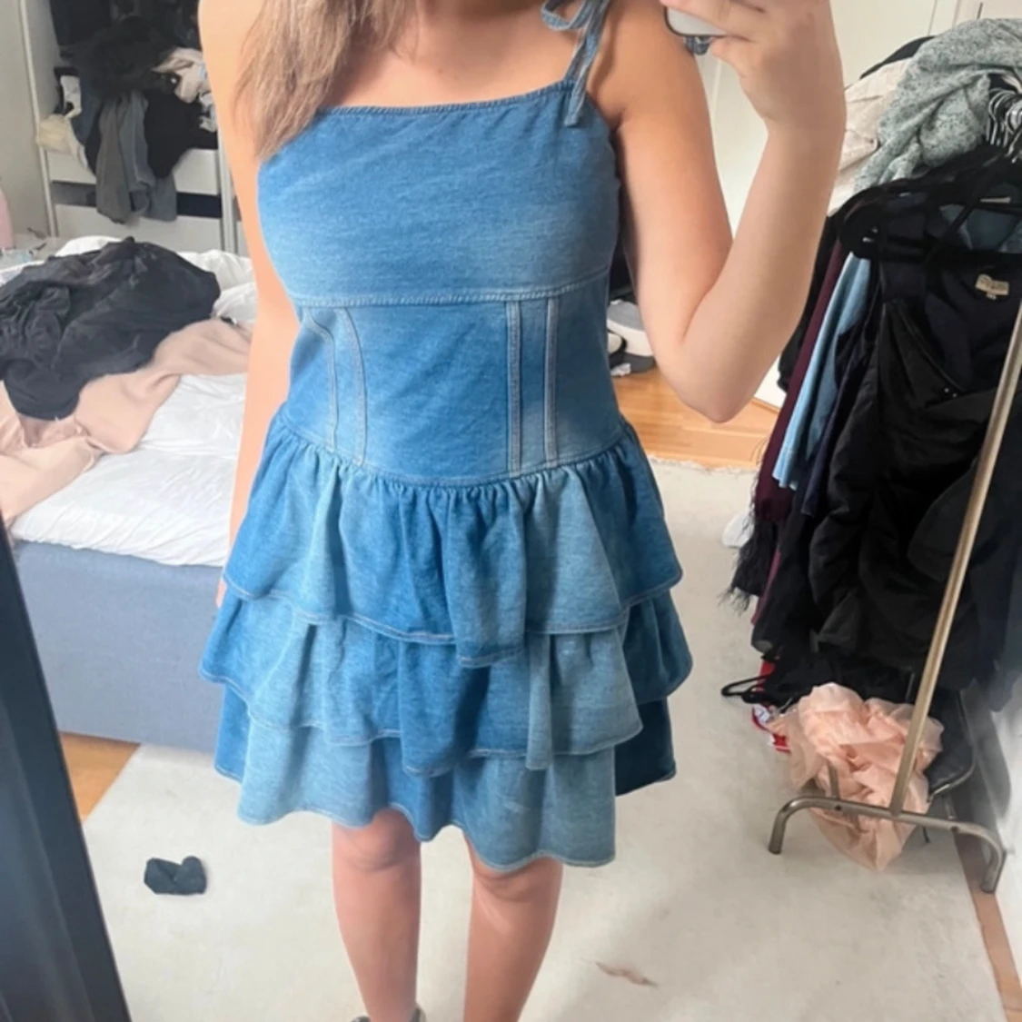 Jeans klänning  - 90