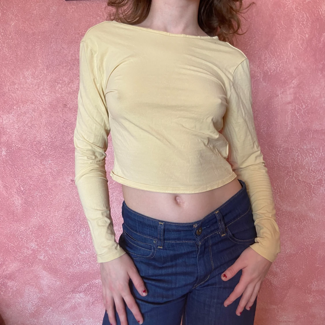 Tröja med öppen rygg