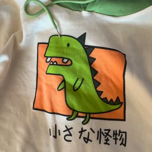 Dino hoodie  - Bra kvalitet, tunnt material men mjuk. 