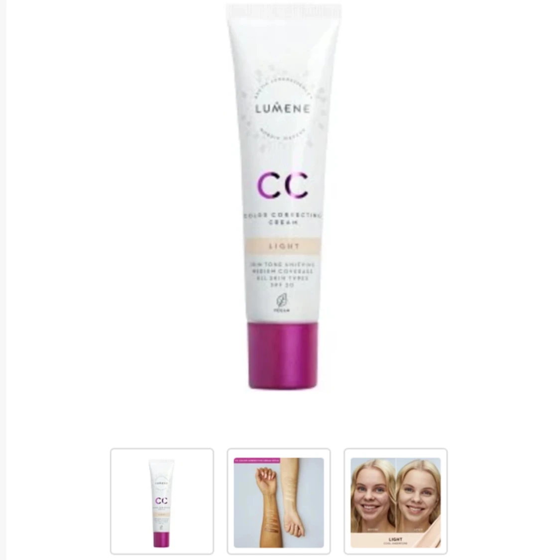 Lumene cc cream light