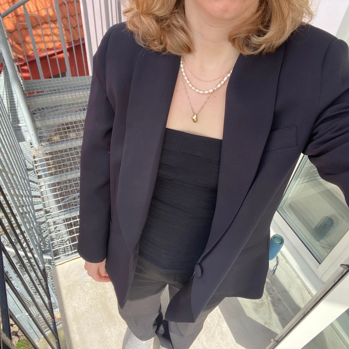 Svart Blazer - 90