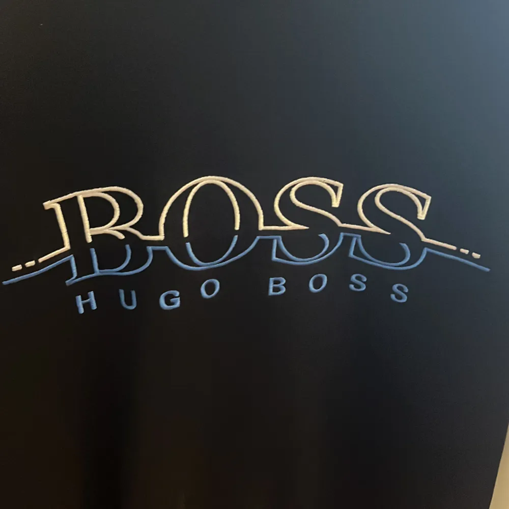Säljer den hära Hugo Boss tröjan gör 500kr Storlek S. Hoodies.