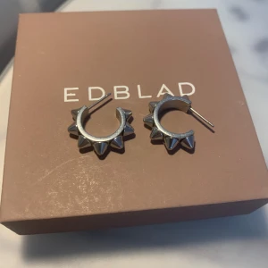 Edblad örhängen - Edblad örhängen Peak Creoles S Steel.  Jag har haft dom ett tag men inte andvänt dom så mycket och dom har inga synliga defekter. Ny pris är 399. Pris kan diskuteras
