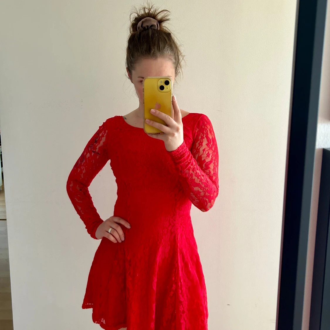 Röd klänning 