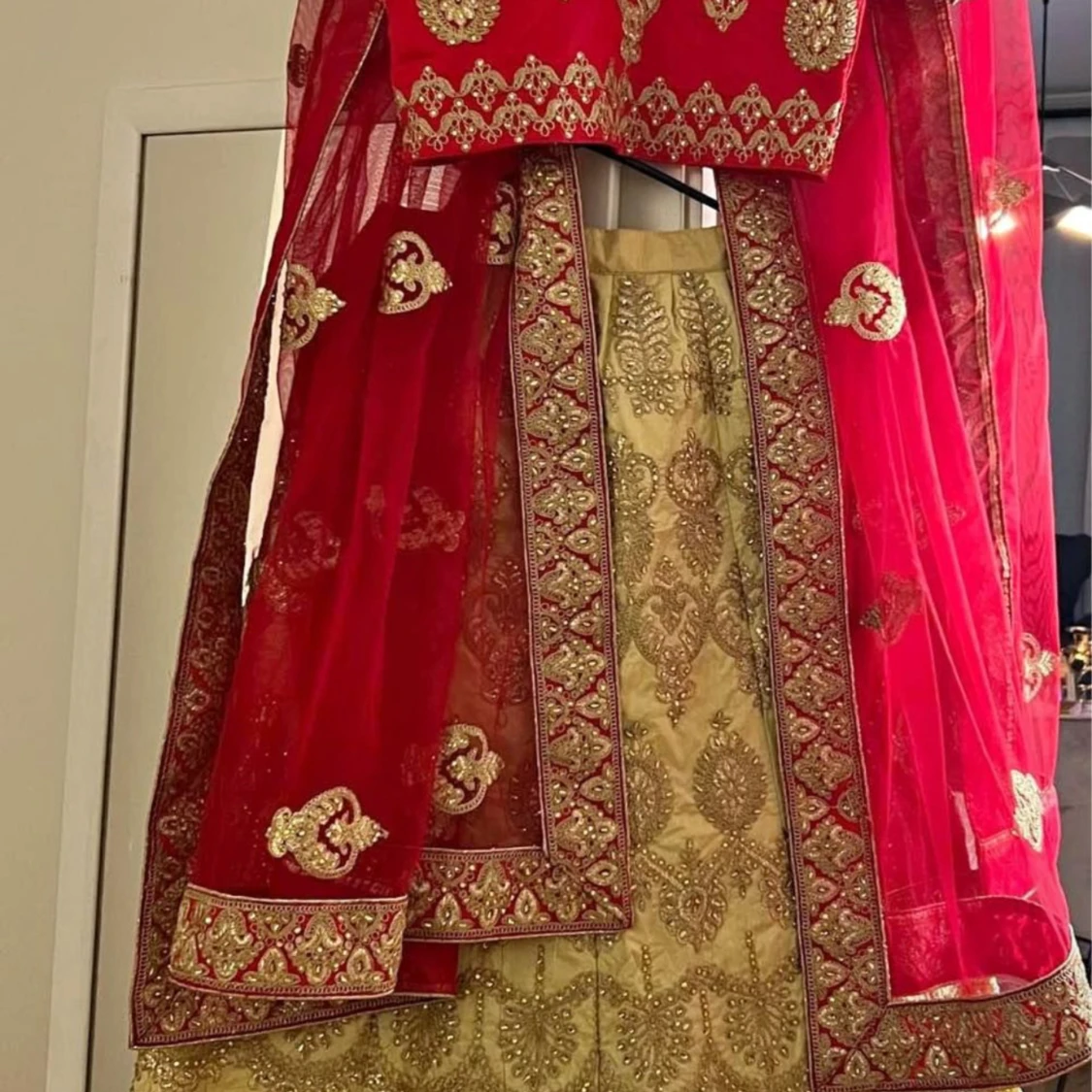 Indisk lehenga 