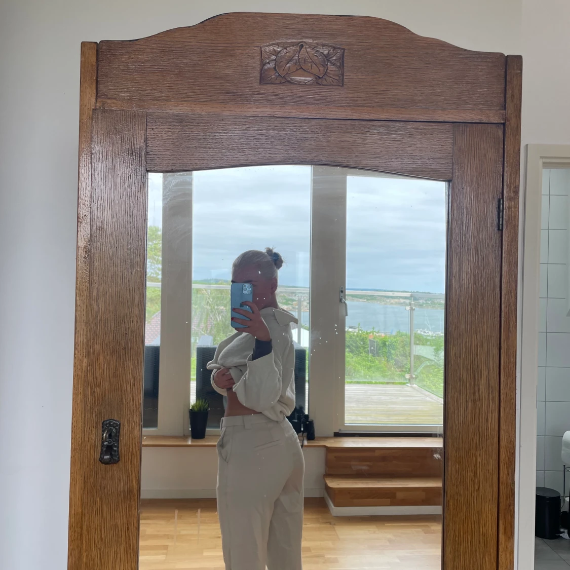 Kostymbyxor, beige  - 90