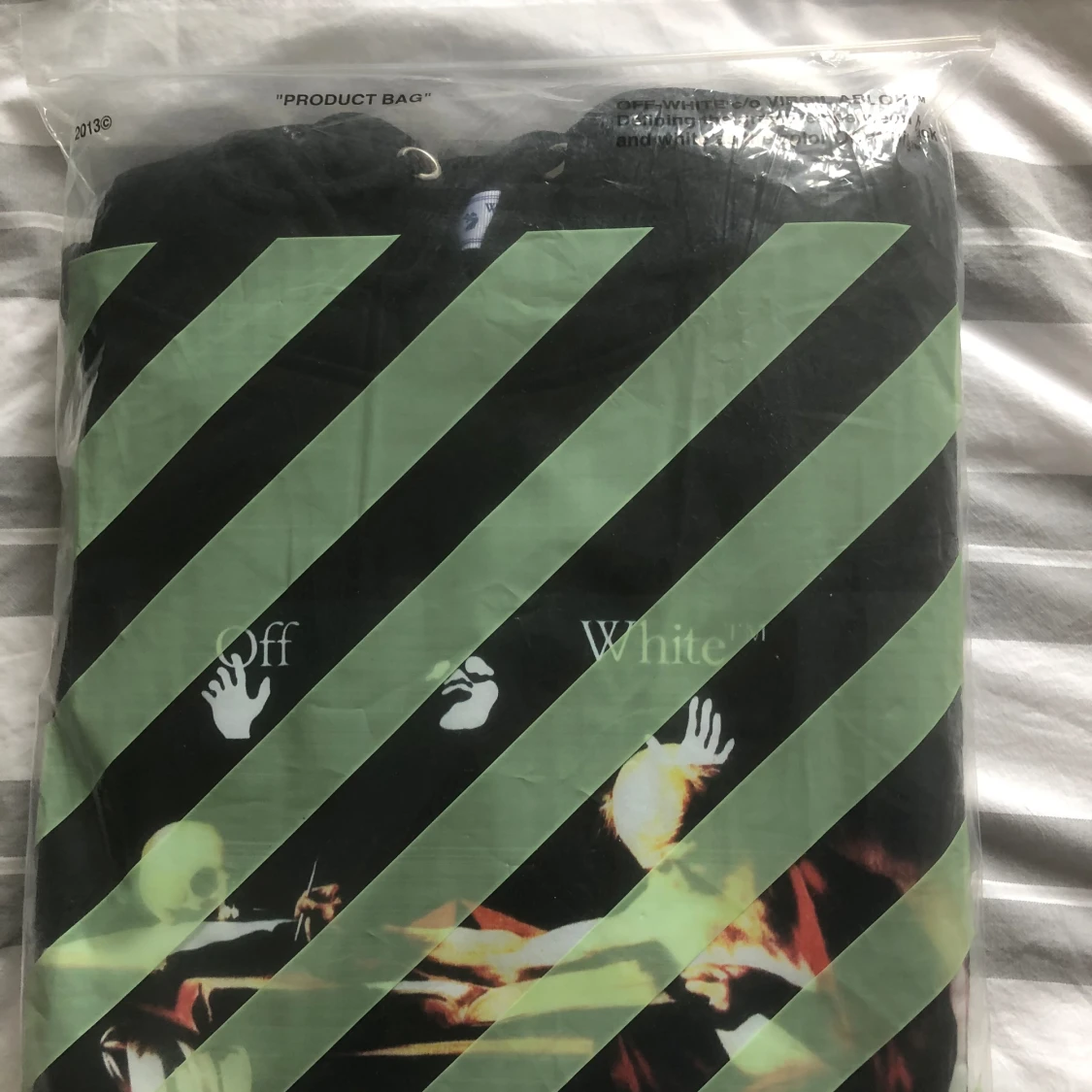 Off White Hoodie Caravaggio Black  - 91