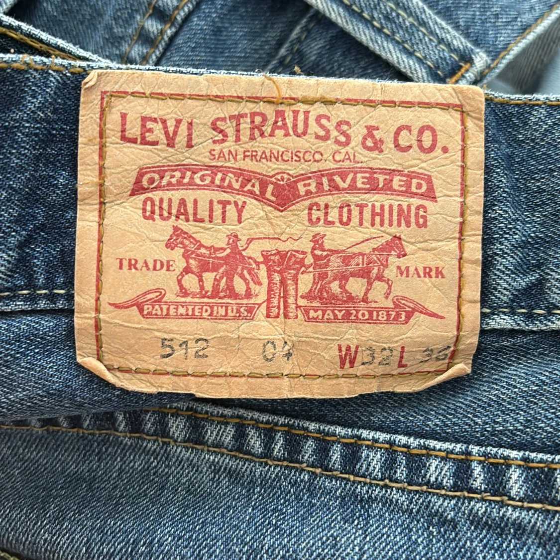 Levis jeans ”512 bootcut” baggy midwaist - 91