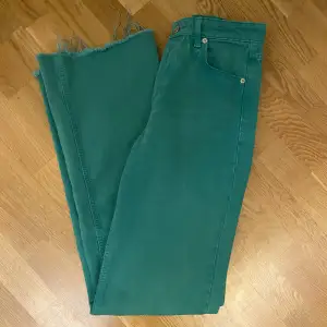 Jättefina gröna jeans