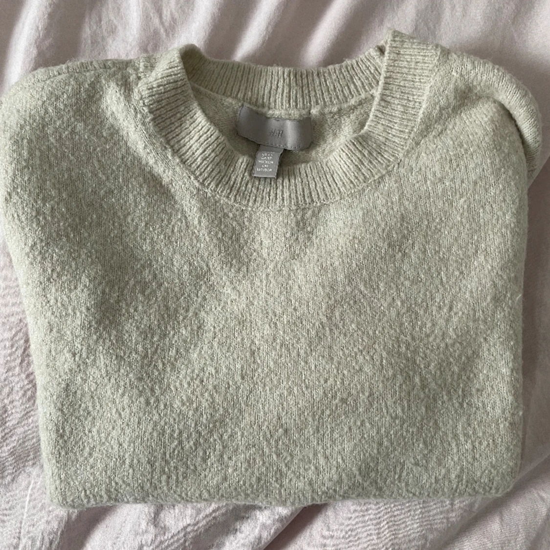 Stickad tröja kort ärmar - 90